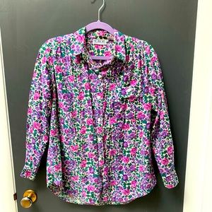 Vintage Honors Floral Button Up Size M
